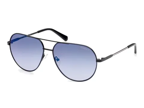 Gafas de sol Gant tipo aviador metálicas con lentes azules degradados