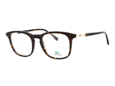 Montura Lacoste cuadrada de acetato carey