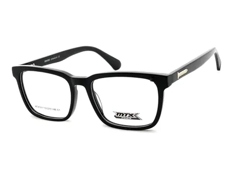 Montura MTX cuadrada de acetato negro